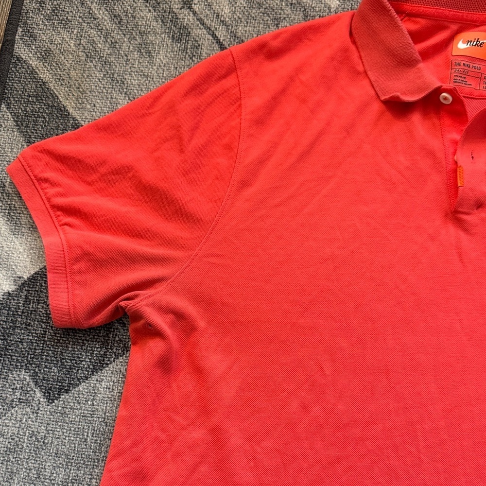Nike Men's Size XL Red Heritage Golf Tennis Polo - Picture 4 of 9